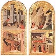 Simone Martini Blessed Agostino Novello Altarpiece painting